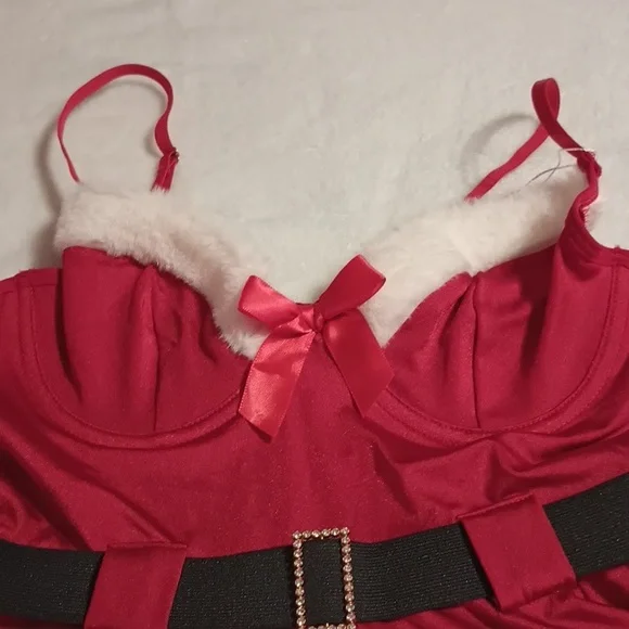 RSLOVE Red and White Santa Chemise - Picture 3 of 12